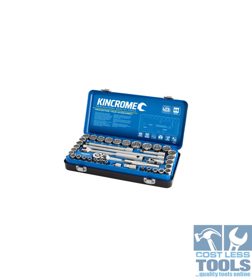 Kincrome 39 Piece 3/8" Drive Metric/Imperial Socket Set Cost Less Tools