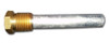 COR-IN 1" NPT x 6" Complete Zinc Pencil Anode with Brass Plug