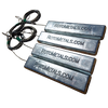 RotoMetals' 3lb Sacrificial Zinc Marine Anode (Special 4 Pack Set) - FREE SHIPPING - (For Boat Lifts and Docks)