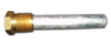 COR-IN 3/4" NPT x 9" Complete Zinc Pencil Anode with Brass Plug