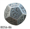 BD56 - Geometrically Shaped, Pewter Nail/Clavos Head - Head Size: 5/8" Nail Length: 5/8" - 250/box