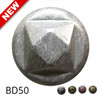 BD50 - Round Nail with Square Detail - Head Size: 13/16" Nail Length: 5/8" - 80 per box
