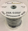 Lead Impression Wire-0.032" 99.9% - 5 Pound Spool (.813 mm)  Clearance Checking