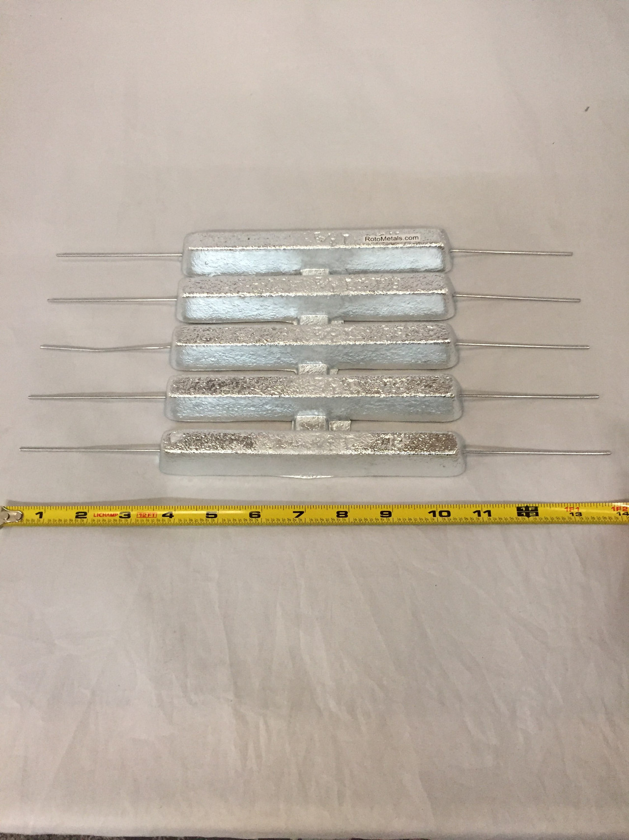 1.5 lb Zinc Tie On Crab Pot Anodes RotoMetals