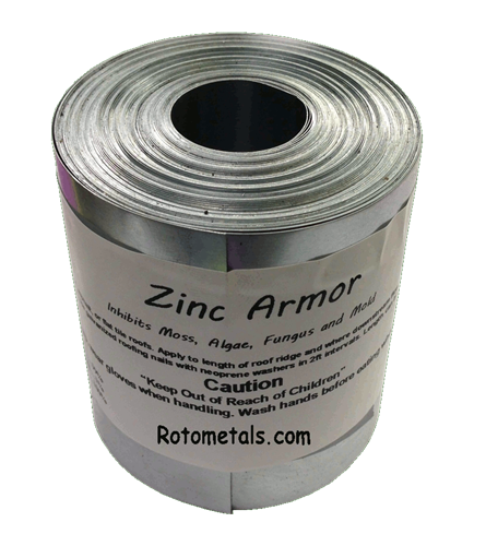 ZincArmor 3" Zinc Strip 50 ft Prevent Algae, Moss, Fungus & Mildew
