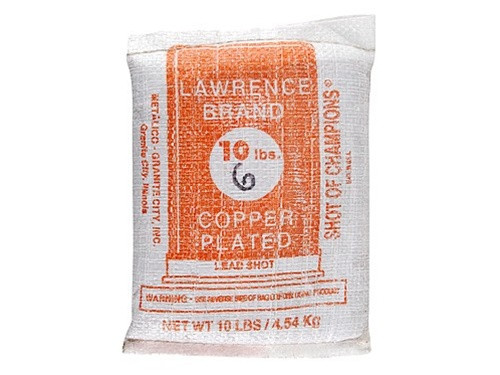 Lawrence Copper Plated Lead Shot 6 10 lb Bag RotoMetals