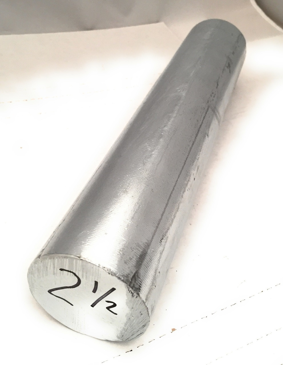 Zinc Cast Rods - 2.5 Diameter x 3 Feet