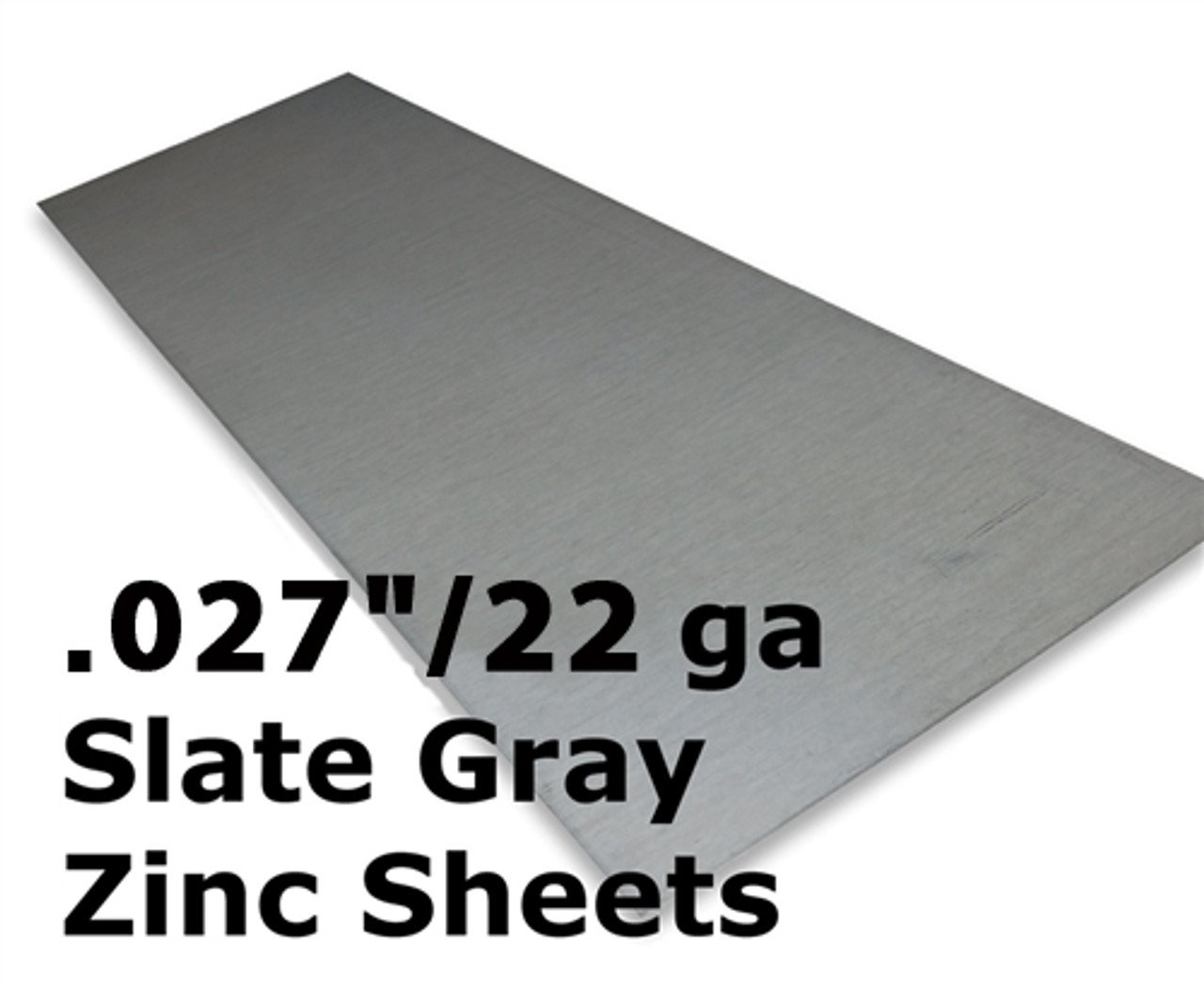 Returned Rotometals Slate Gray Zinc Pre Patina Zinc Sheets