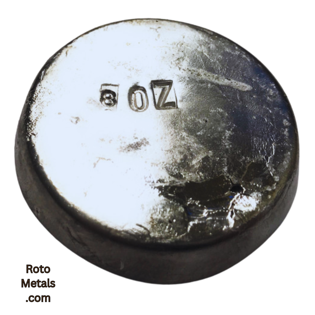 Indium 99.99% Pure 8 oz Ingot - RotoMetals