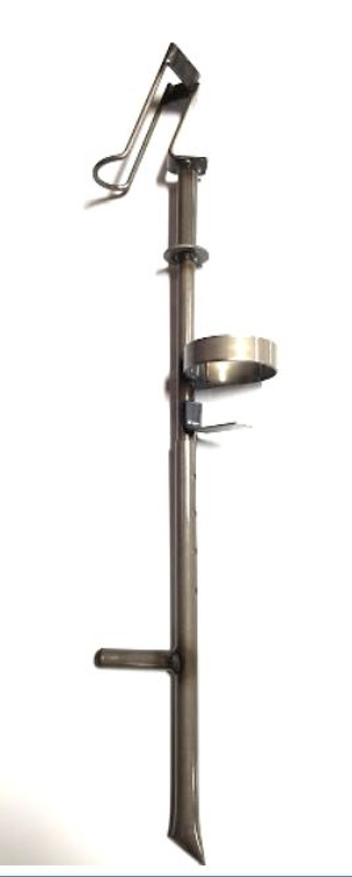 Adjustable Swivel Fishing Rod/Pole Stand with Cup Holder- Made in