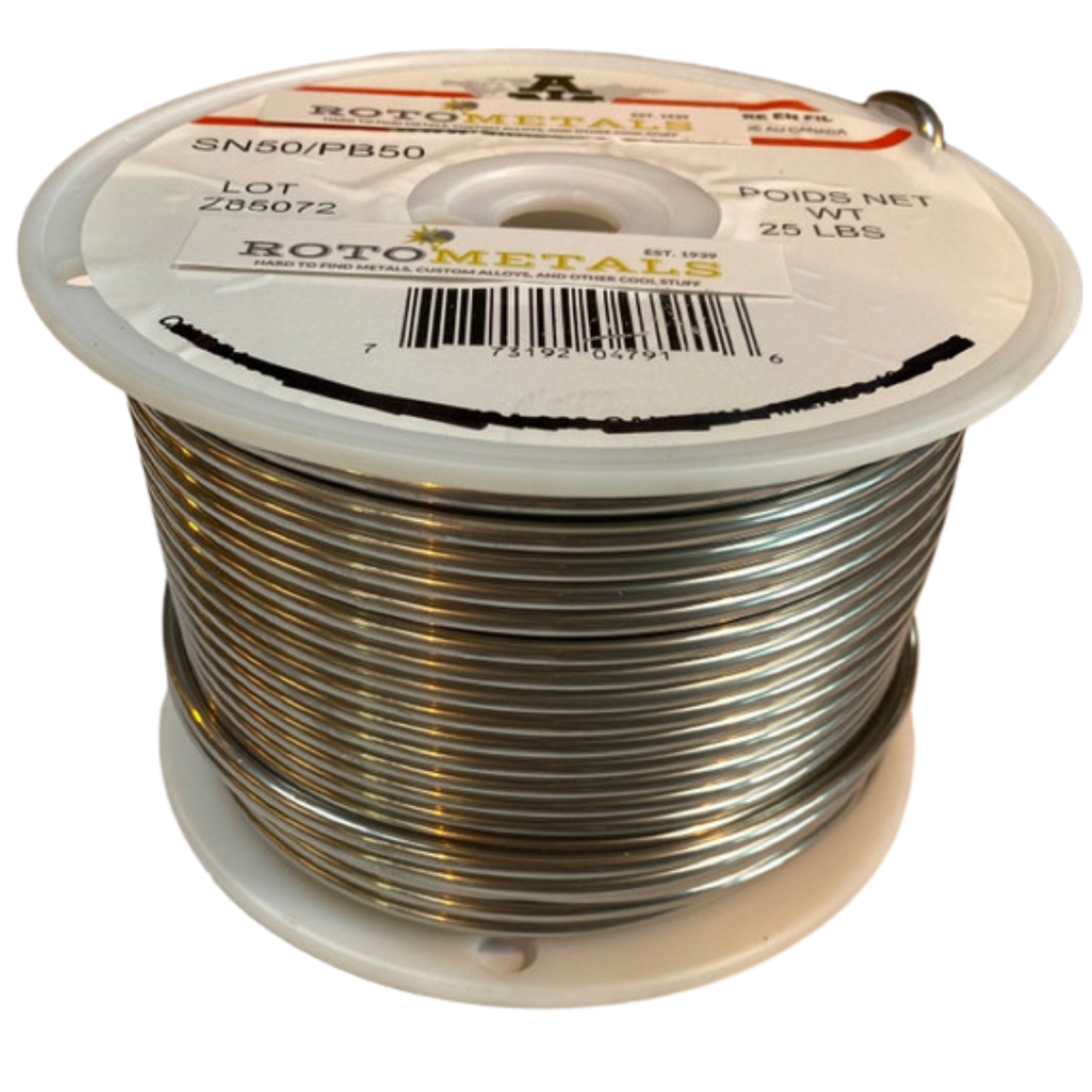 Lead Wire 25 lb Spool - RotoMetals