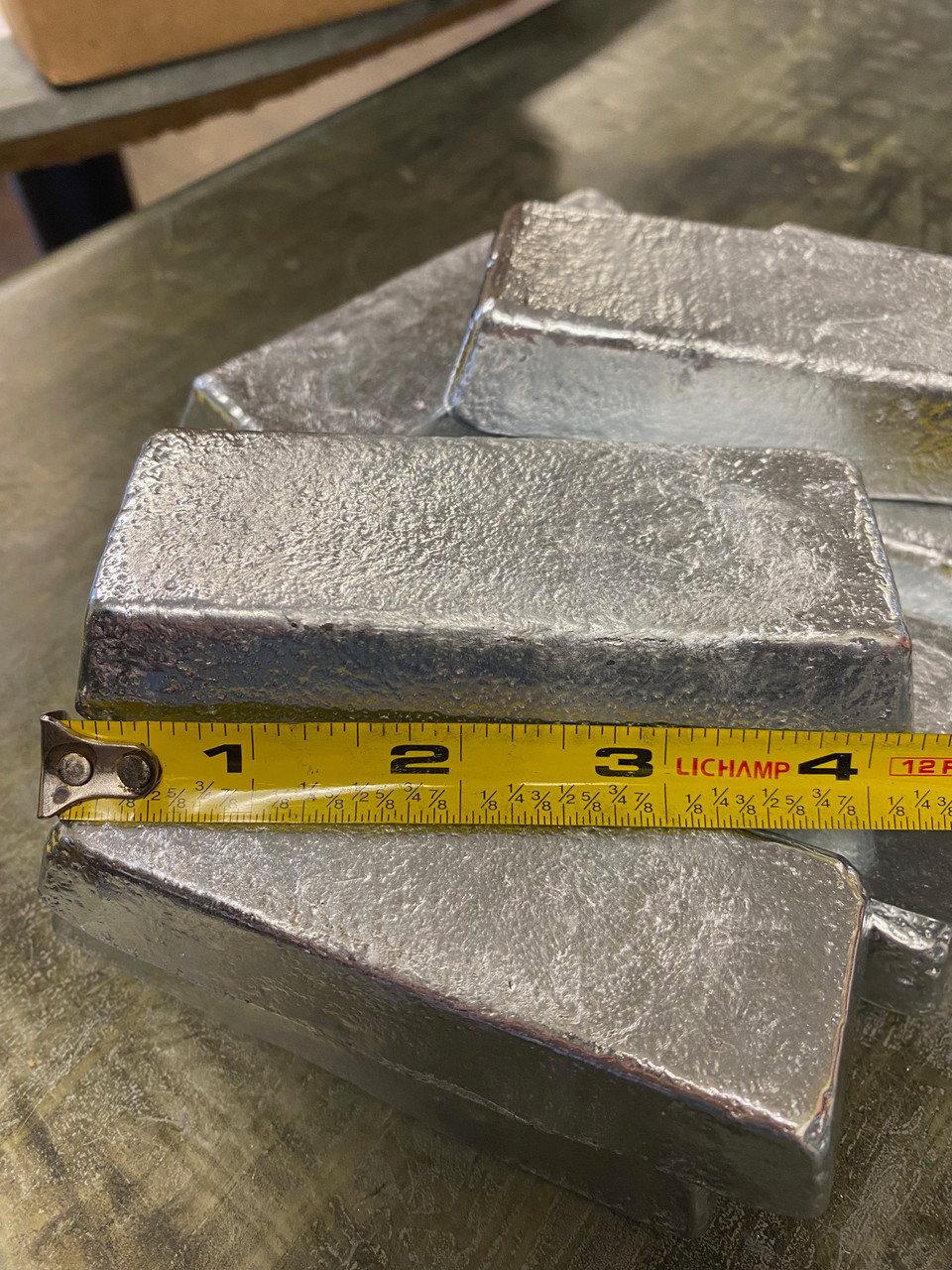 Zamak ZA 12 Mini Ingots (Pack of 12) ~1lb each - Free Shipping