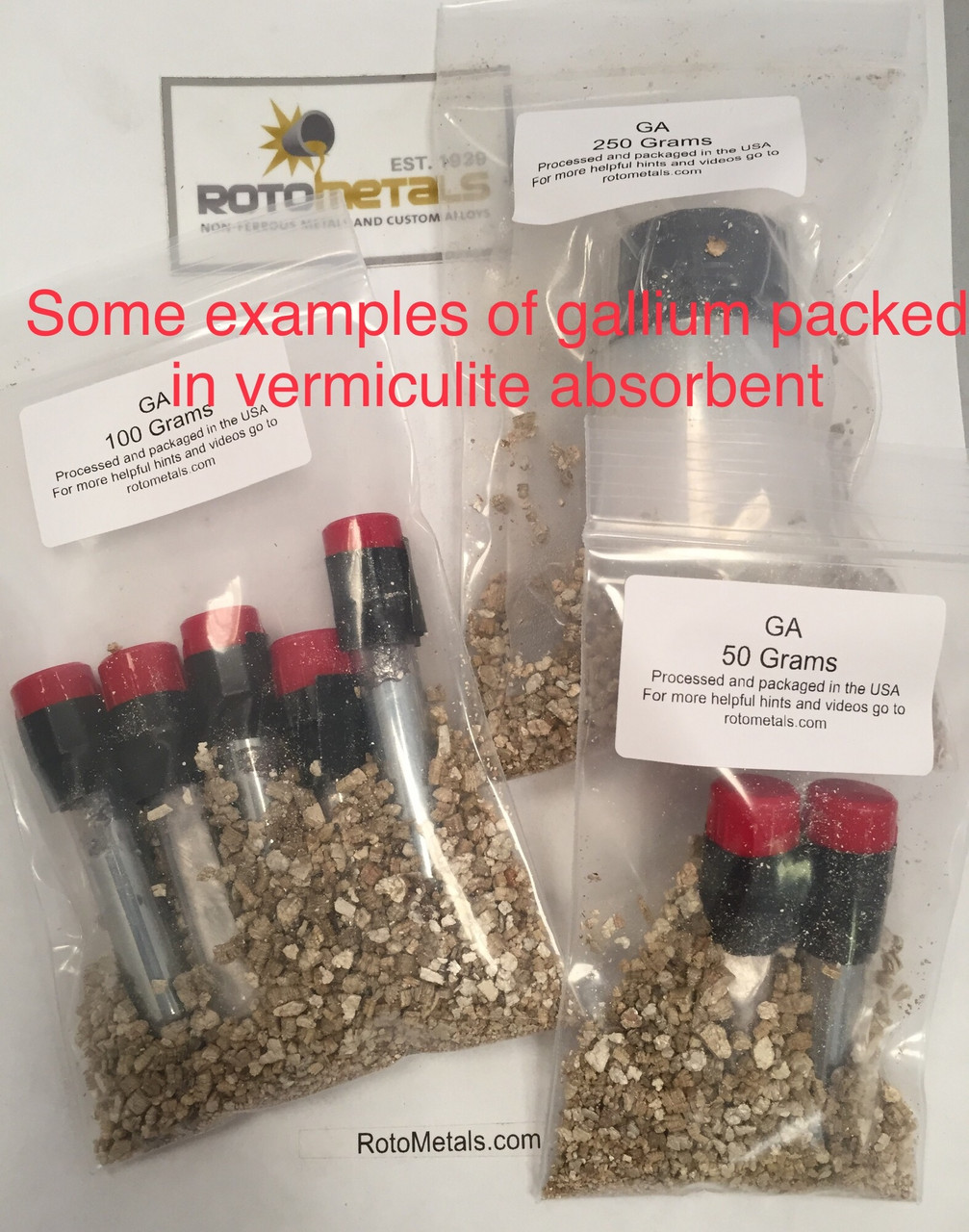 ガリウム500g　新品　数個まとめて⭕ 500 Grams Gallium Metal 99.99% - RotoMetals
