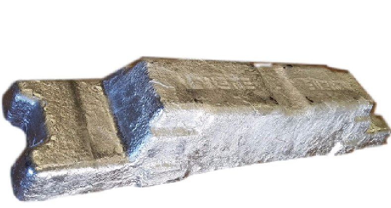 Aluminum Ingot 99.8 min 50 Pounds RotoMetals