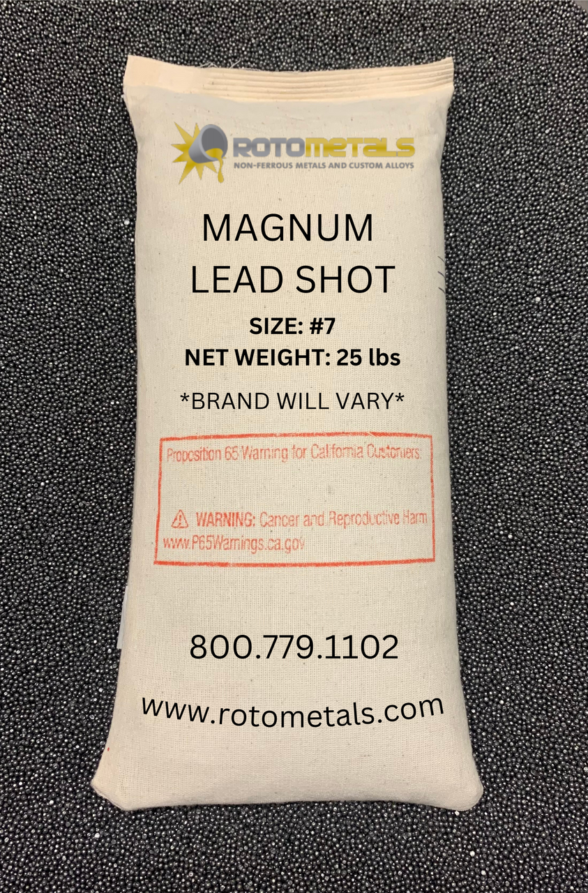 Magnum Lead Shot #7 .10 bag/25 lbs.