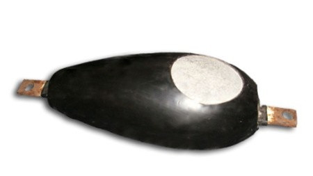 Magnesium Teardrop 5 lb PVC Coated Anode - RotoMetals