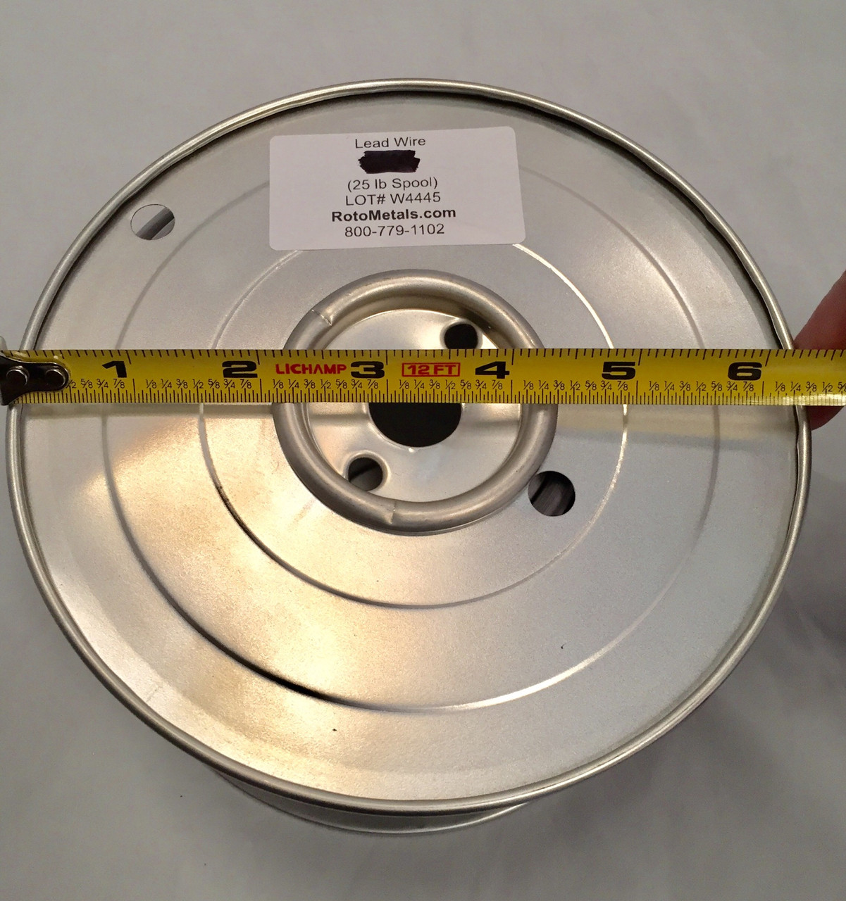 Lead Wire 25 lb Spool - RotoMetals