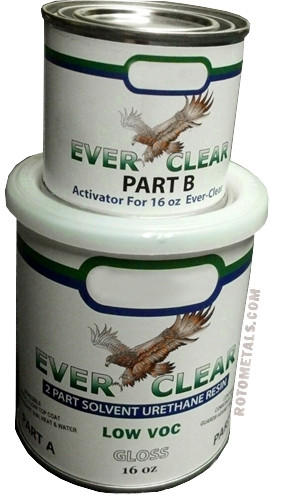 Sealer Ever Clear for Zinc and Metal Countertops 2 Parts A / B For