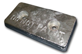 AHC-10 Aluminum Anode 1.25" x 6" x 12" 