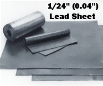 (2.5#) Sheet Lead 1/24"  2' x 2'
