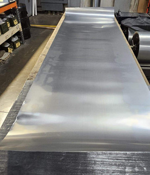 Discounted Zinc Sheet  - OH-12-18-25 - .027(Soft) X ≈ 45" x ≈ 144" (Small Dents Along Edge)