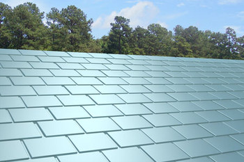 Zinc Sheet Roofing /Siding Shingles Natural Finish 500  ft square  .027" Made in USA