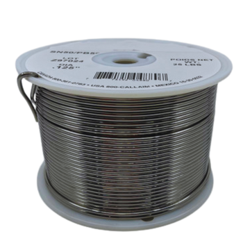 50Tin /50 Lead Solder Wire Solid 1/8" 25 lb Spool