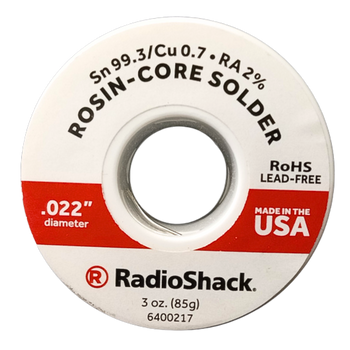 99.3Sn0.7Cu Lead Free Solder .22" 3oz
