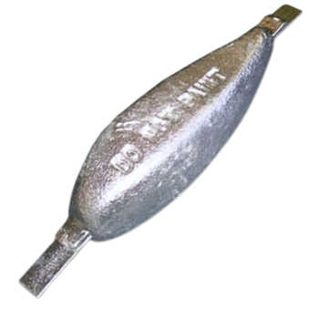 ATS-2 Aluminum Anode Teardrop 1.37" x 3" x 9"