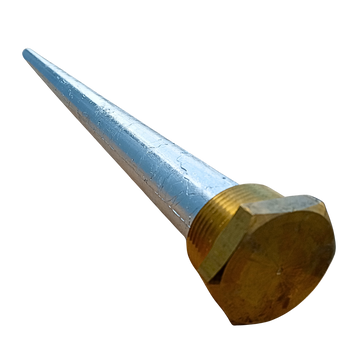  COR-IN 1.25" NPT x 24" Zinc Pencil Anode 