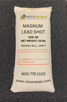 Magnum Lead Shot #5 .12" bag/25 lbs.