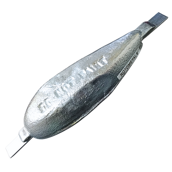 ZTS-5 Zinc Anode Teardrop 1.37" x 3" x 9"