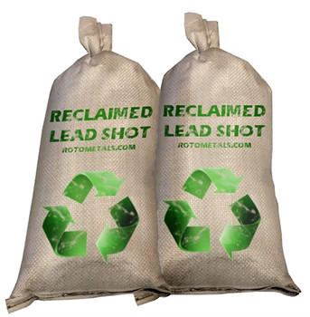 Reclaimed Lead Shot - (2-25) Bags 50 Pounds  - Washed and Graphited