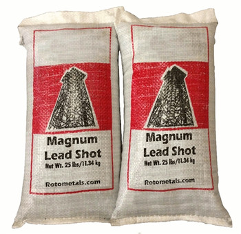 West Coast Magnum Shot Lead (2-25) Bags 50 lbs Size 4-9 - Freight Included