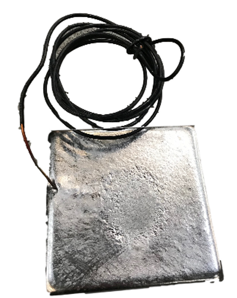 Zinc Tank Anode - 1.25" x5" x 5" w/ 6 foot Copper Wire