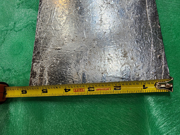 Bismuth Tin Alloy 1/2" x 5.5" x 21" Prototype Plate - Lead free