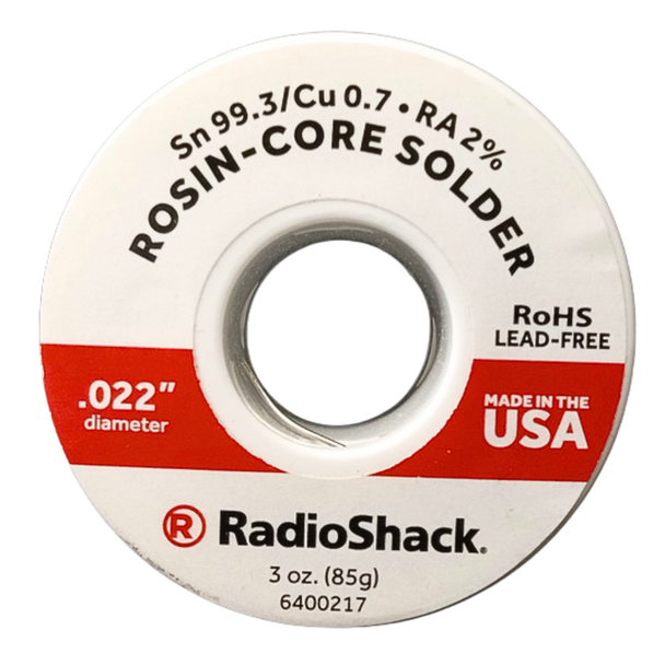 99.3Sn0.7Cu Lead Free Solder .22" 3oz