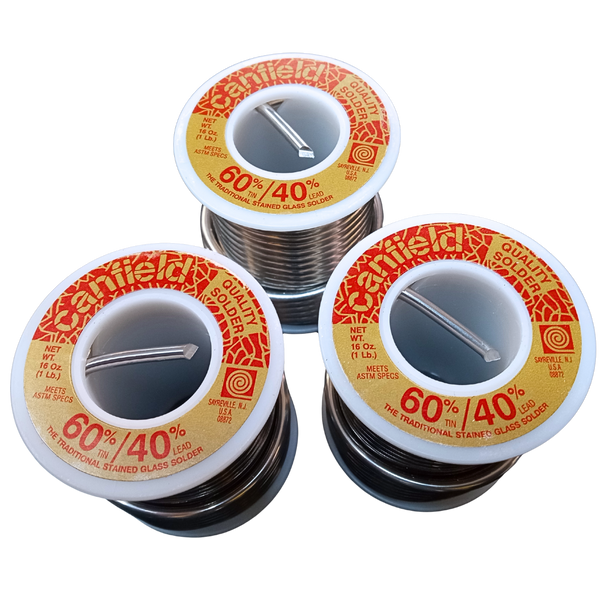 Canfield 60/40 Solder - 1 Lb Roll X 3