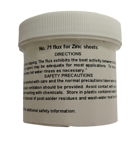 SOLDA　FLUOR 100% Zinc Sheet Solder Flux - 1.5 oz Bottle - RotoMetals