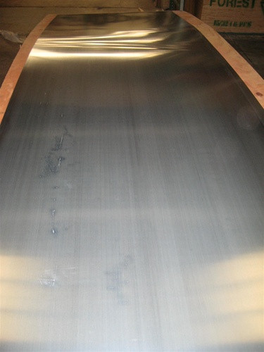 Zinc Sheet .030" (20 Gauge) x 44.4" x 120" for Countertops, Range