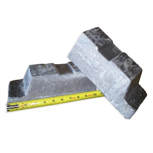 Whole Lead Ingot Pure 99.9% About 5 pounds by Rotometals