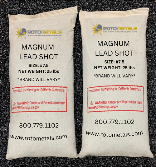 Magnum Lead Shot 7.5 50 lbs Freight Included RotoMetals