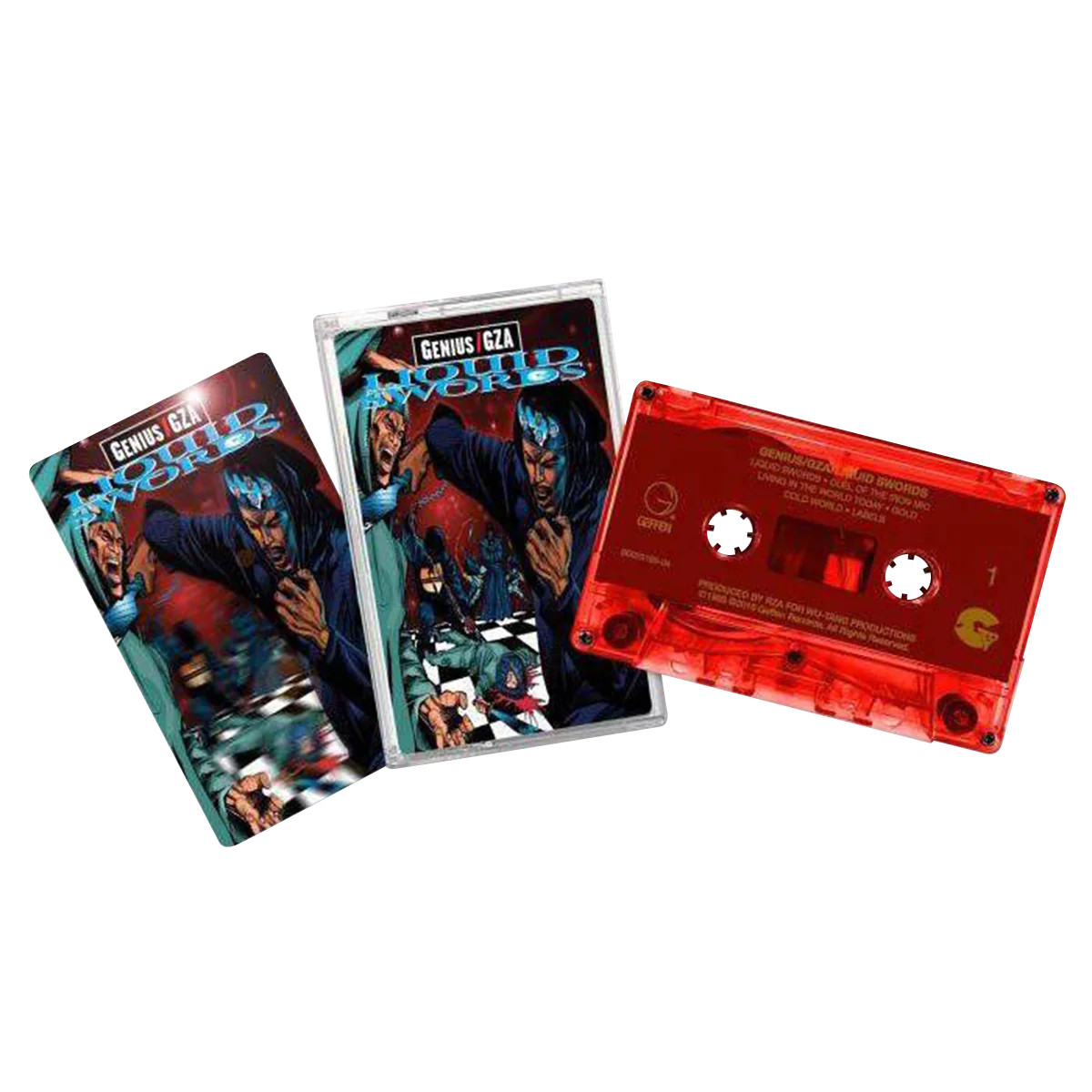 GZA – Liquid Swords (Cassette, Album, Transparent Red) - Midland