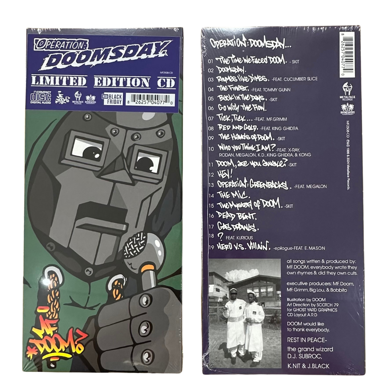 RSDBF2024 MF DOOM – Operation: Doomsday (CD, Album, 25th