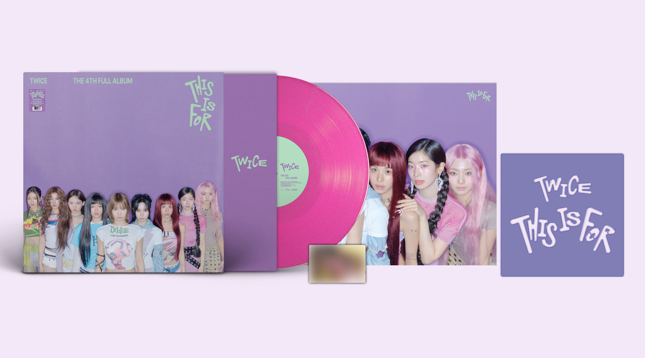 TWICE – This Is For (Vinyl, LP, Album, Dragonfruit Glitter