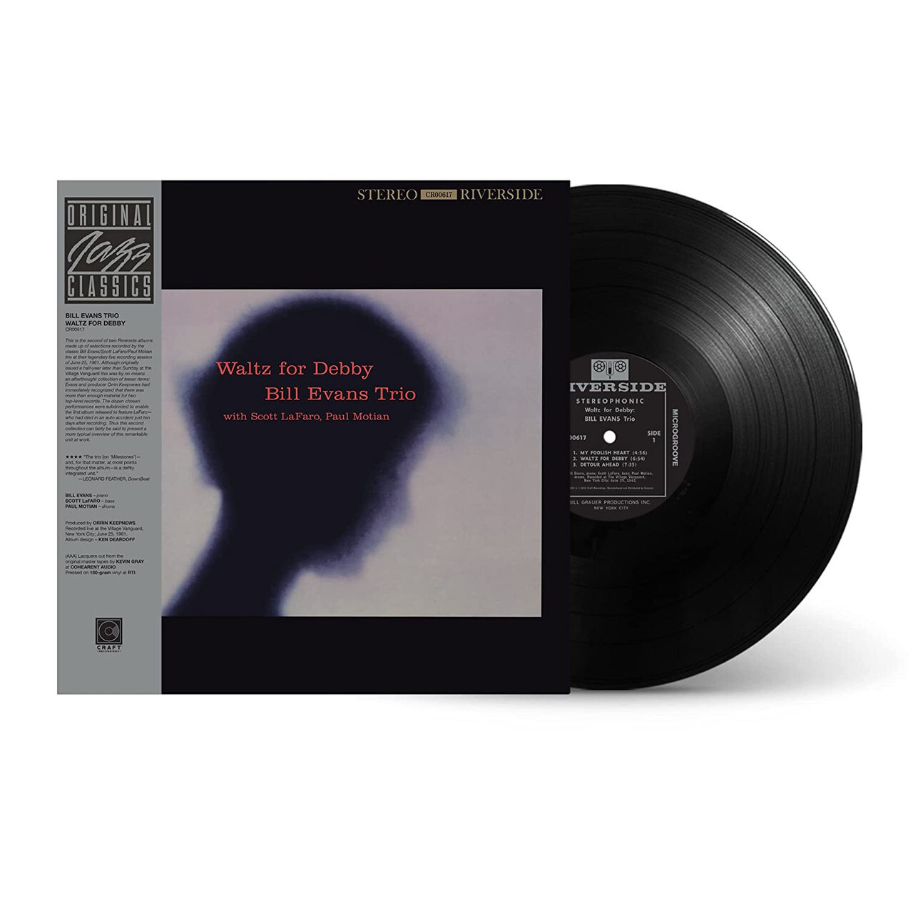 Bill Evans Trio – Waltz For Debby (Vinyl, LP, Album, 180g