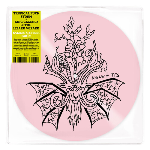 Tropical Fuck Storm + King Gizzard & The Lizard Wizard – Satanic Slumber Party (Vinyl, 12", 33 ⅓ RPM, Single Sided, Pink)