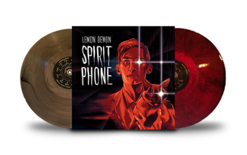 Lemon Demon – Spirit Phone (2 x Vinyl, LP, Album, Reissue, Remastered, Transparent Red w/ Black Smoke and Clear w/ Black Smoke "Whisper Smoke")