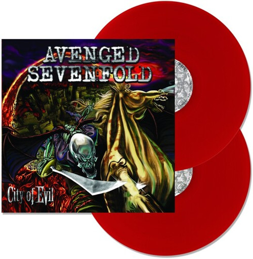 Avenged Sevenfold – City Of Evil (2 x Vinyl, LP, Album, Repress, Gatefold, Translucent Red)