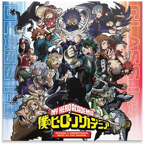 Yuki Hayashi – My Hero Academia Season 5.   (2 x Vinyl, LP,  Red, Blue, Stereo)